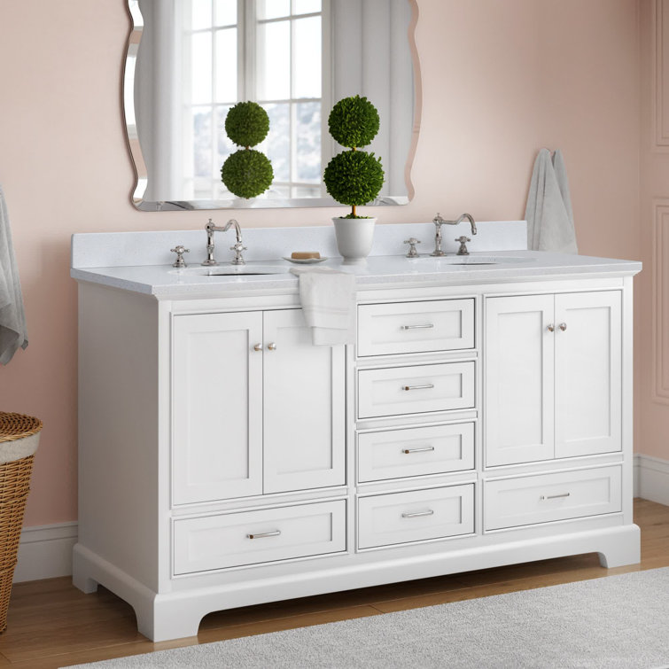 Lark Manor Herren 60" Double Bathroom Vanity Set & Reviews Wayfair